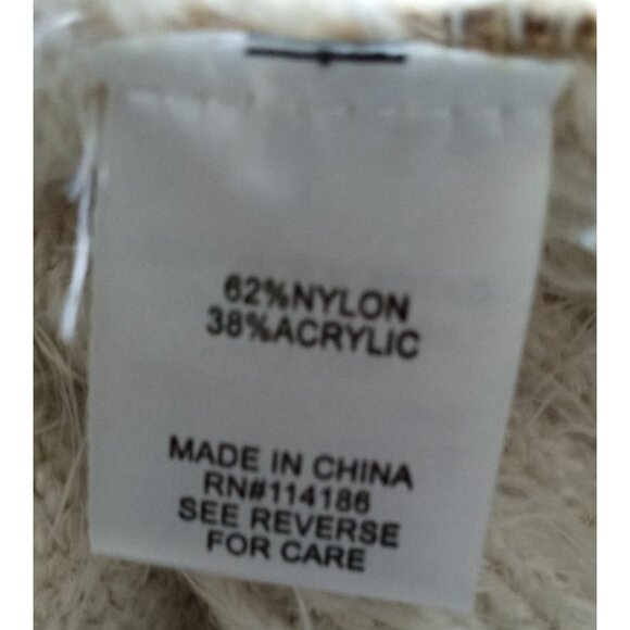 Cynthia Rowley Womens size S Beige White Leopard Print Cardigan Sweater - Picture 4 of 8